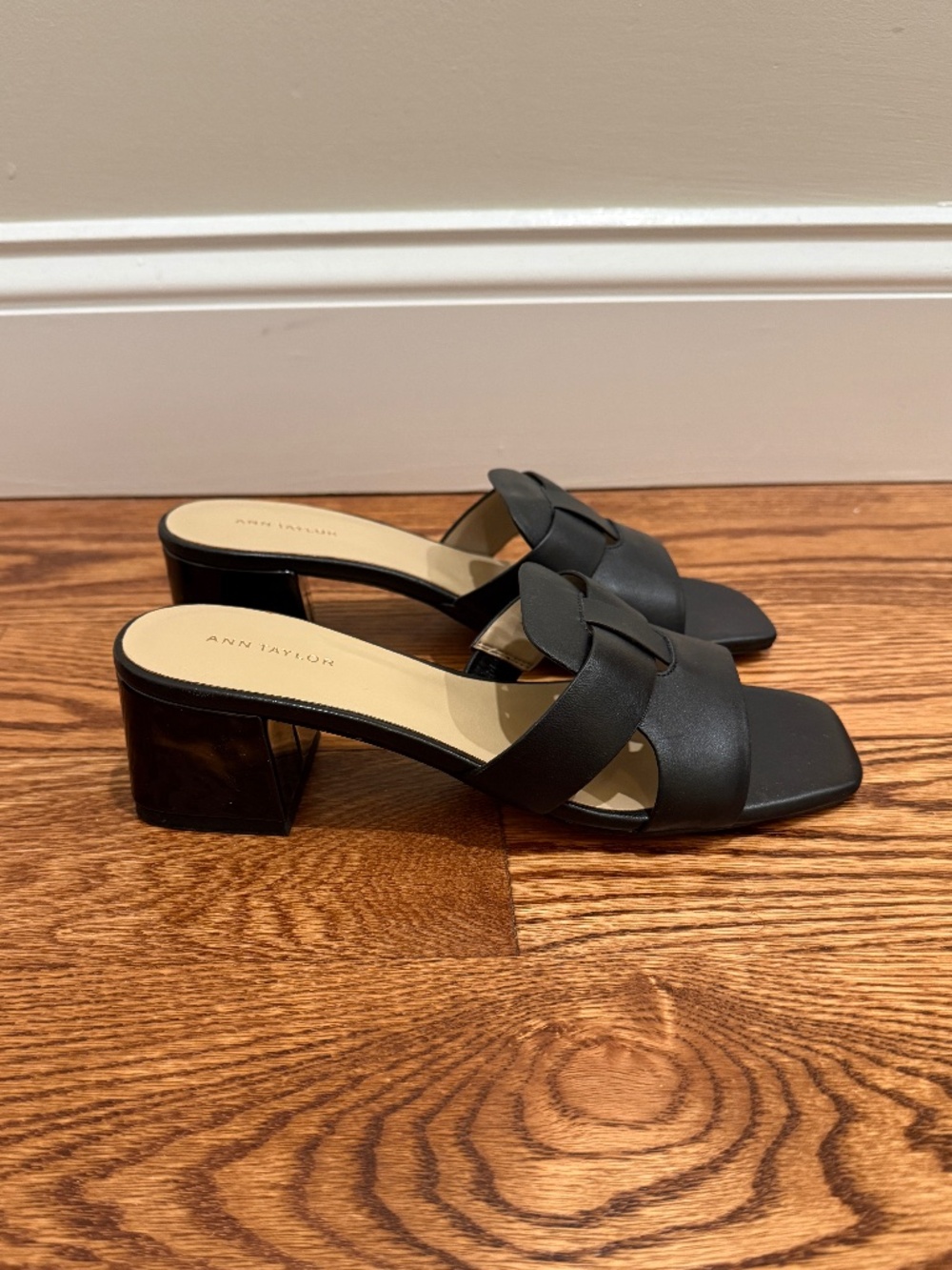 Black Leather Sandals - NEW!!